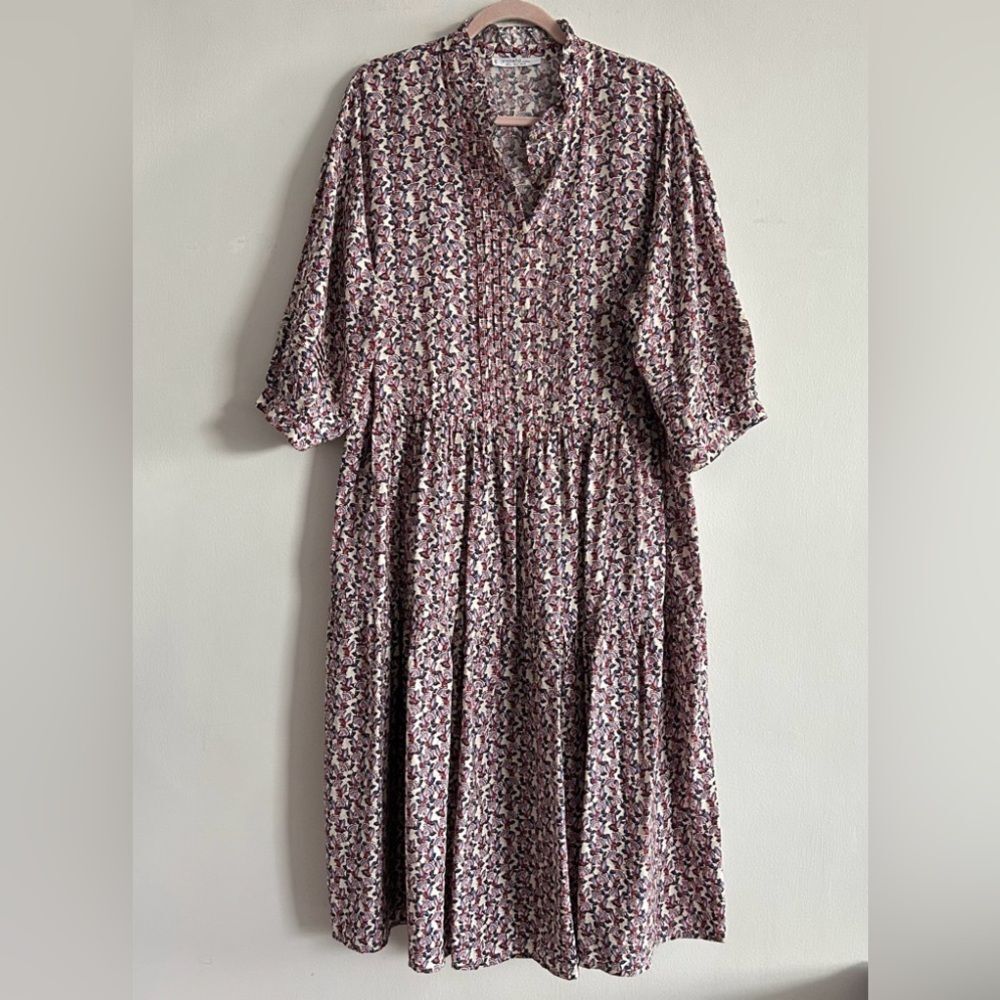 VIOLETA BY MANGO Floral Print Long Dress